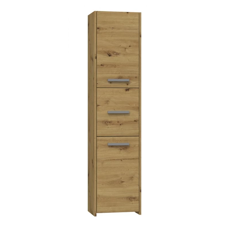 Topeshop S43 ARTISAN kúpeľňová úložná skrinka dub