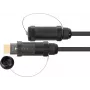 AOC hybridný vysokorýchlostný HDMI 2.0b kábel, oceľou vystužený, 4K @60Hz, 18 Gbit/s, čierny, 20 m, PYTHON Series (AOC-HP2020)
