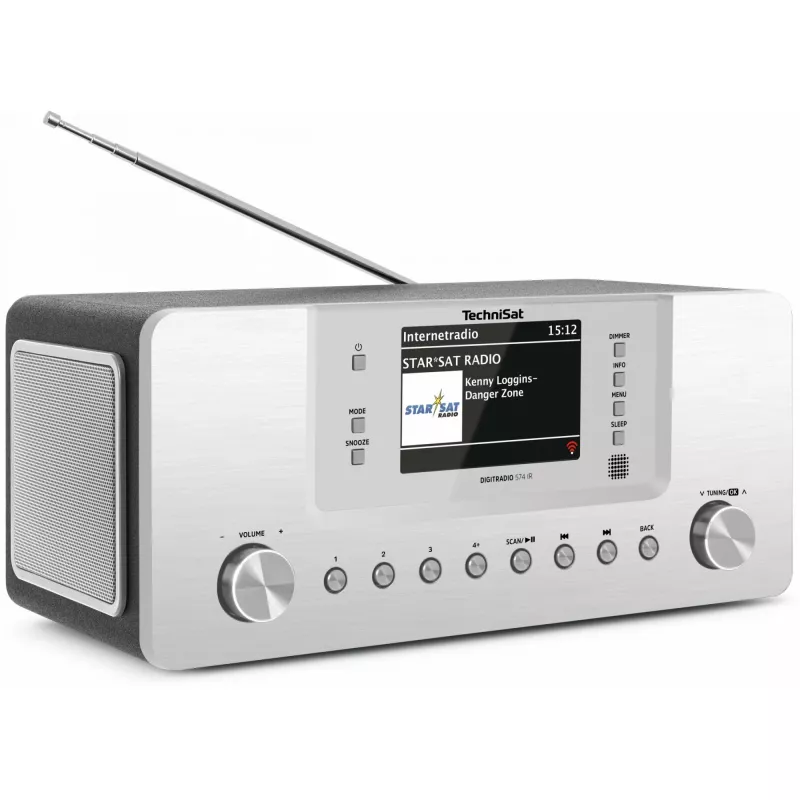 TechniSat DigitRadio 574 IR - audio systém - 2 x 5 wattov - strieborný (0001/2951)