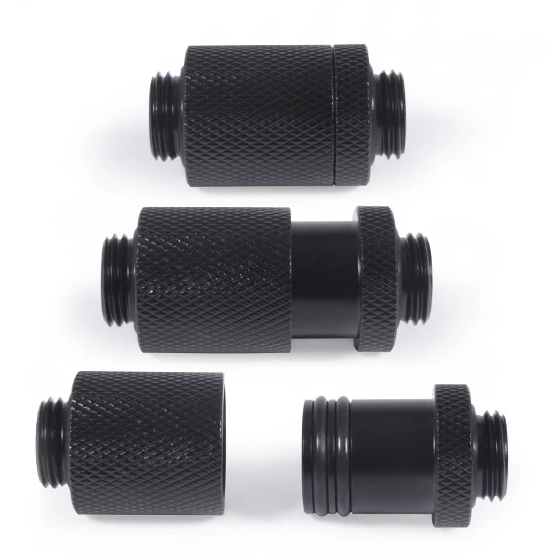 Alphacool ES D-Plug 25,5 mm G1/4 AG na G1/4 AG - Deep čierna (17580)