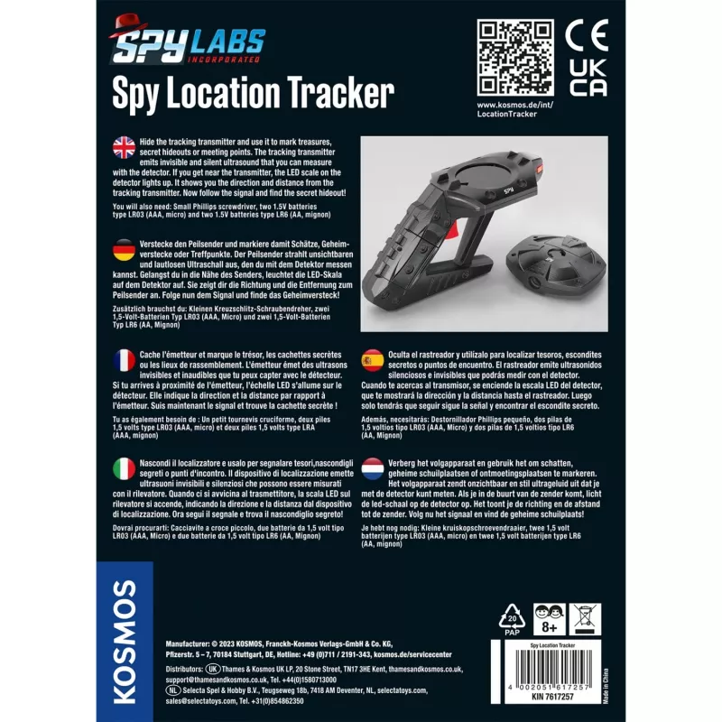 Spy Labs Incorporated Spy Location Tracker, detektívne sady medzinárodná verzia