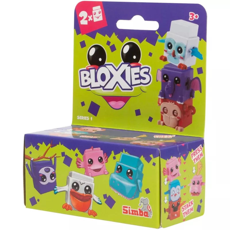 Bloxies hracie figúrky séria 1 (balenie 2 ks) (sortiment, 2 figúrky)