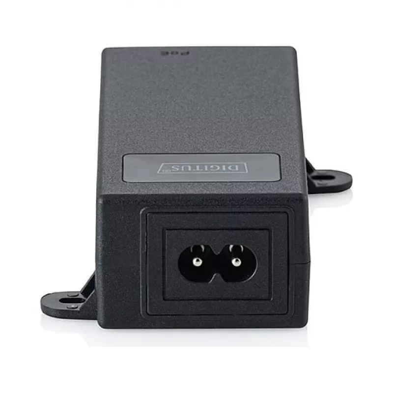 PoE++ Injector DIGITUS DN-95104-1 — Gigabit Ethernet 802.3bt, 60 W, 55 V, 100 m, čierny