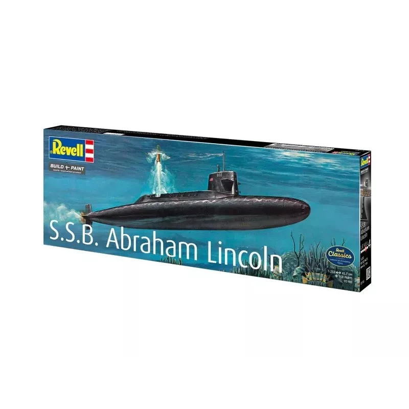 Plastový model lode REVELL S.S.B. Abraham Lincoln mierka 1/253 stavebnica