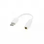 Sbox 3,5 mm konektor samica -> USB-C konektor samec AD.TYPEC-3,5mm