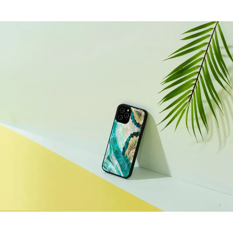 Ochranné puzdro iKins pre Apple iPhone 12 Pro Max – dizajn Aqua-Achat