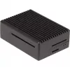 Hliníkové puzdro pre Raspberry Pi 4 B (čierna (matná))