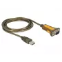 Sériový kábel DeLOCK 65840 USB Type-A DB-9 1,5 m čierny žltý
