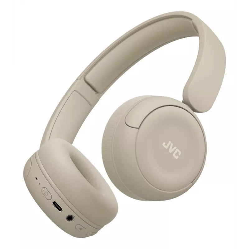 JVC HA-S59W headset káblový & bezdrôtový hlavový most hudba/všedný deň USB Type-C Bluetooth béžový