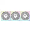 Sada ventilátorov THERMALTAKE TOUGHFAN EX 140 ARGB Sync White — 140 mm, 3-pack
