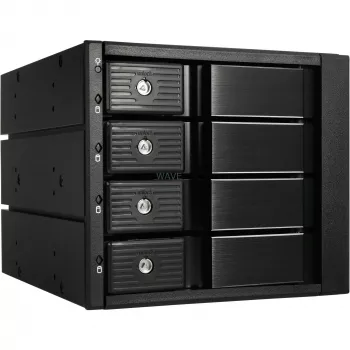 SilverStone SST-FS304-12G externá 3,5-palcová skriňa, 4-Bay – čierna