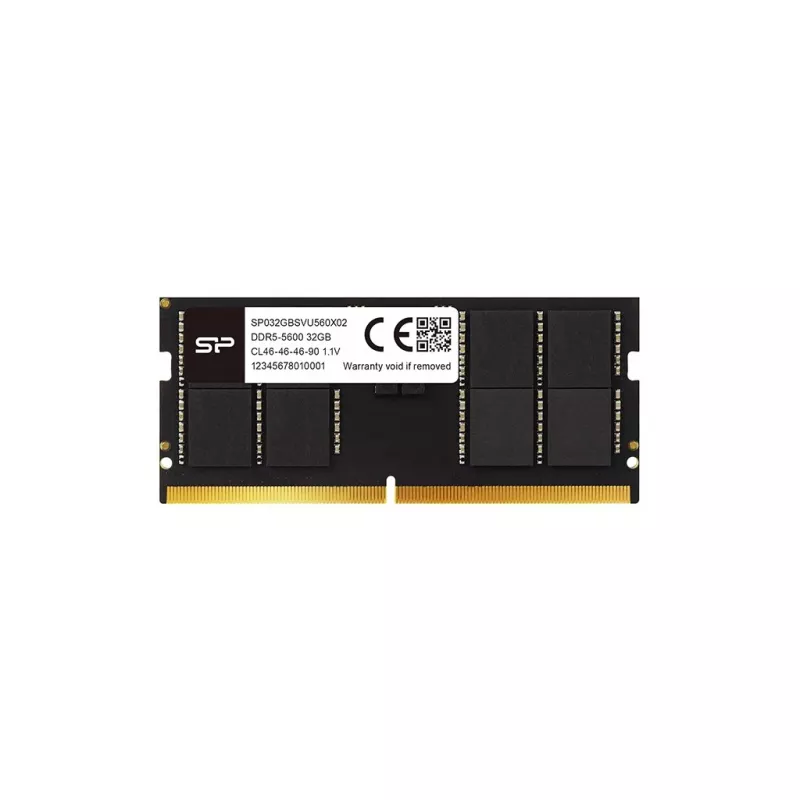 Pamäť RAM do notebooku SODIMM DDR5 16 GB 5600 MHz Silicon Power (262-pin, CL46, 1,1 V)