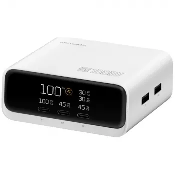 Nabíjacia stanica Deck 100W GaN 3xUSB-C +2xUSB