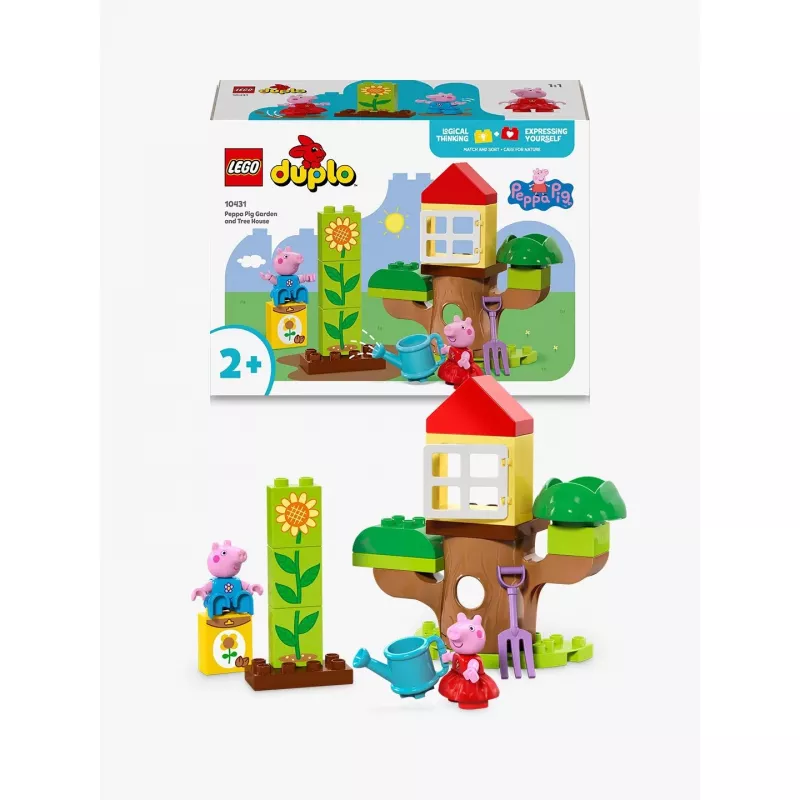 Lego 10431 Duplo Peppa Pig záhrada a dom na strome herný set