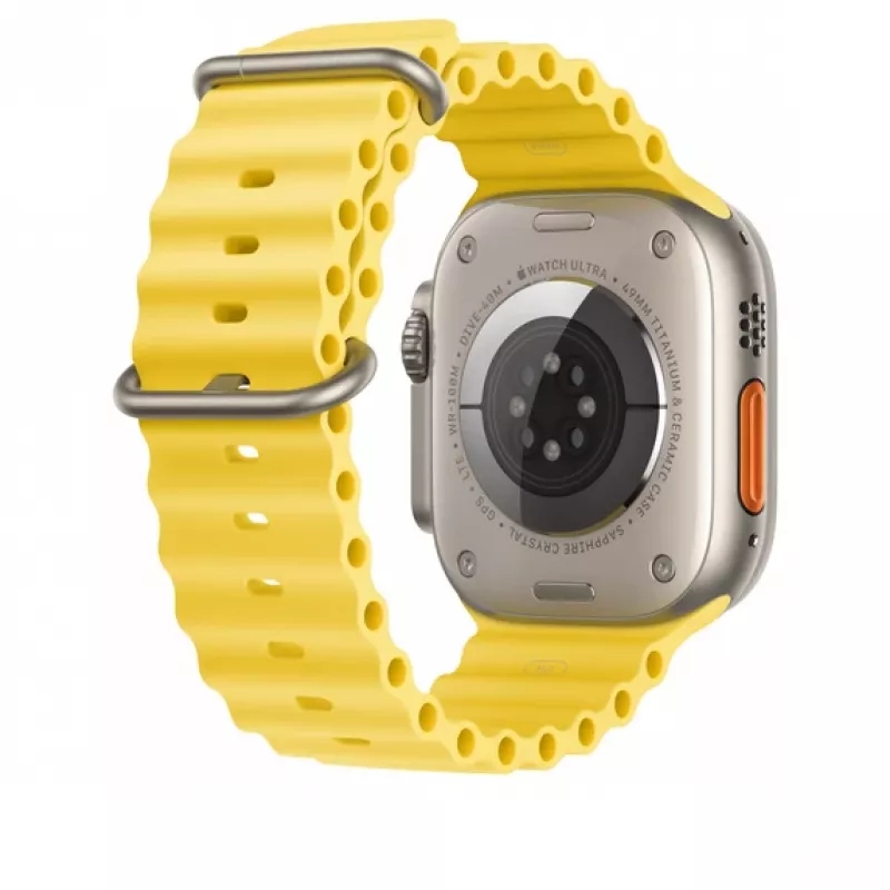 Remienok Apple MQED3ZM/A hodinkové príslušenstvo žltý fluóroelastomer