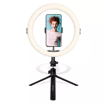 Agfa Arl11 Ring Light 120 LED Ring Vlog + statív + diaľkový ovládač