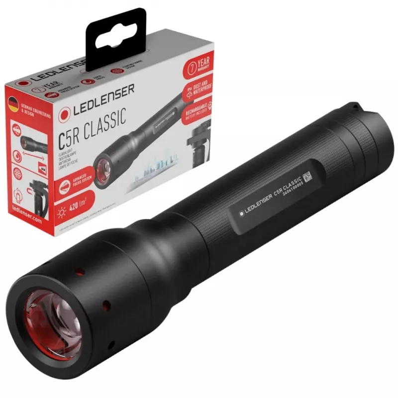 Ledlenser 503151 baterka čierna ručná baterka LED
