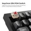 Mechanická Full-Size klávesnica Keychron V6 Ultra 8K — QWERTY, Bluetooth, RGB, čierna