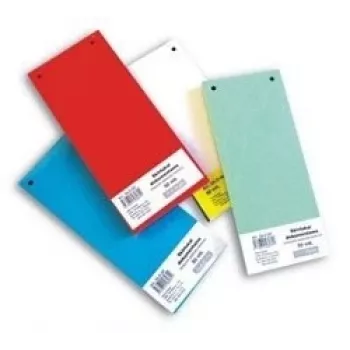 Oddeľovače z kartónu SMLT SK-D-SP/M 11 x 23,5 cm modré, balenie 50 ks