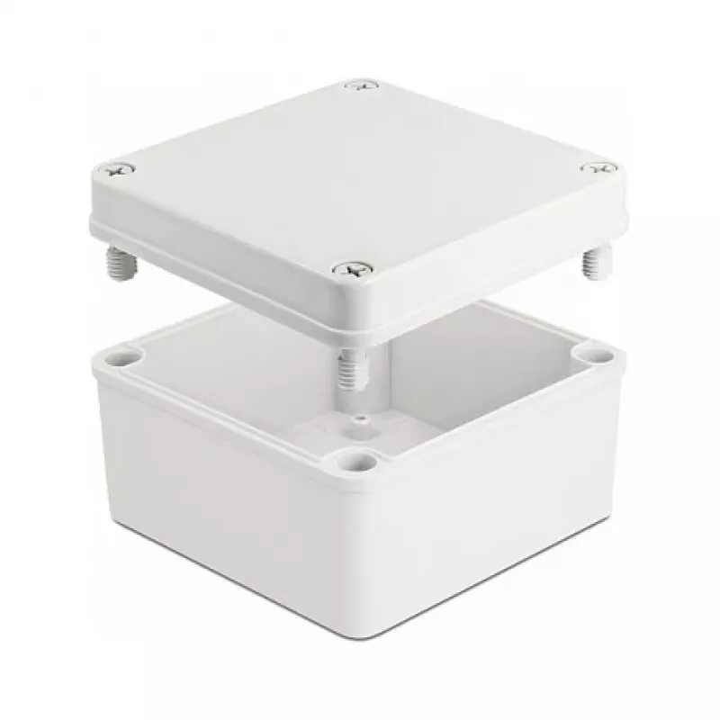 Puzdro DeLOCK inštalačné puzdro IP65 vodotesné 125 x 125 x 75 mm sivé