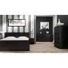 Komoda Top e Shop M5 CZERŃ, 5 zásuviek, čierna, 700×400×1120 mm, drevotrieska