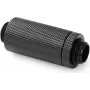 Alphacool ES D-Plug 41-69mm G1/4 AG na G1/4 AG - hlboká čierna (17650)