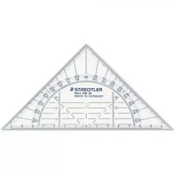 Staedtler Mars 568 38 trojuholníkové pravítko, 16 cm, nerozbitné