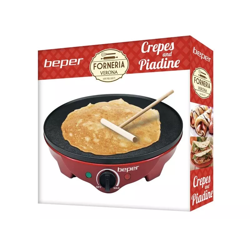 Beper BT.700Y Party Line palacinkovač, nepriľnavá doska 30 cm, 1300 W