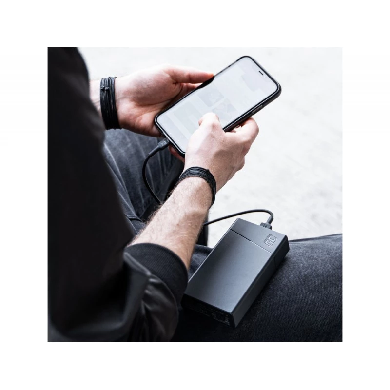 Lightning kábel Green Cell KABGC18 — 2 m, Lightning na USB-A, čierny