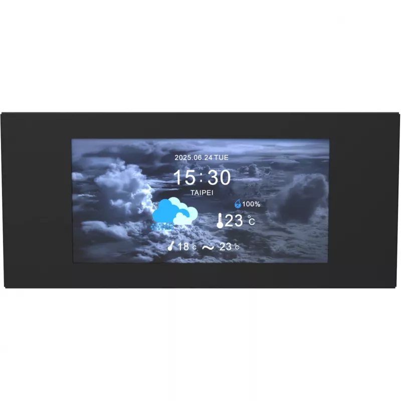 LCD panelová súprava Thermaltake View 600 TG 6,0 palca čierna — interný displejový modul pre PC skriňu