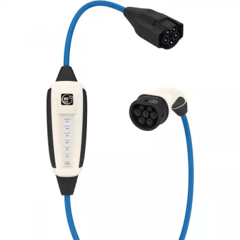 Mobilná wallbox 16A 10m Pure (biela, 11 kW, 10 metrov kábel, Wi-Fi + Bluetooth)