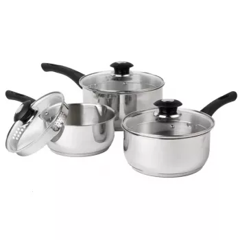 Súprava riadu Russell Hobbs RH00542EU7 — 3-dielne nepriľnavé panvice, vhodné do umývačky riadu