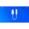 USB Type 3.1 C (M) – Jack 3.5mm (F) audio adaptér biela SAVIO AK-51