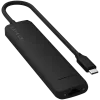 Satechi 7-in-1 USB-C slim multiport adaptér Ethernet (USB-C PD, 2x USB-A, HDMI 4K, Ethernet, čítačka kariet micro/SD) (čierna)