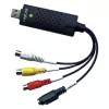 LogiLink USB 2.0 A/V grabber. USB A/M na 3xCinch + MiniDIN5/F. čierny