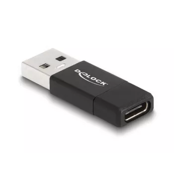 DeLOCK 60001 adaptér USB A USB C čierny