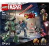 Konštrukčná hračka LEGO Marvel Super Heroes Iron Man War Machine sada 76320, 204 dielov, 2 minifigúrky, výška 100 mm