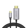 USB‑C na HDMI kábel SAVIO CL-199, dĺžka 2 m, pre výstup videa/zvuku
