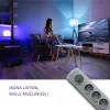 Prepäťová ochrana Qoltec 50166 sivá 6 AC zásuviek 230V 3m