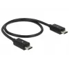 USB kábel DeLOCK 83570 USB 2.0 0,3 m USB B čierny