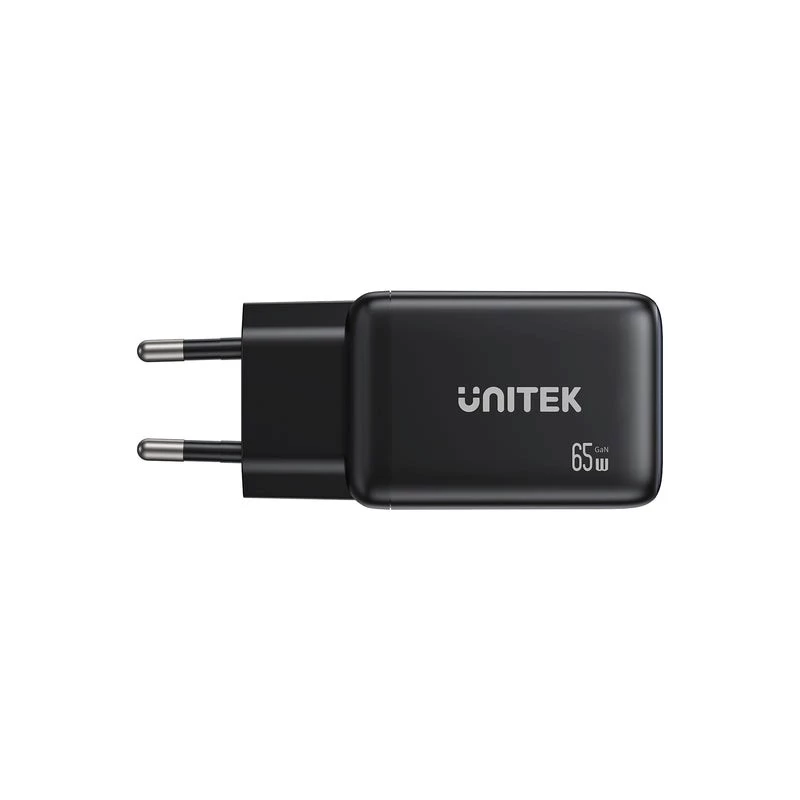 Unitek nástenná nabíjačka GAN 65W s 2x USB-C a 1x USB-A, Power Delivery 3.0