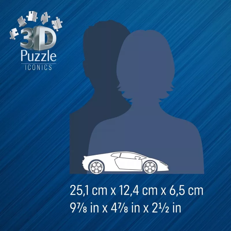 Puzzle 3D 158 dielov Lamborghini Huracan EVO zelené