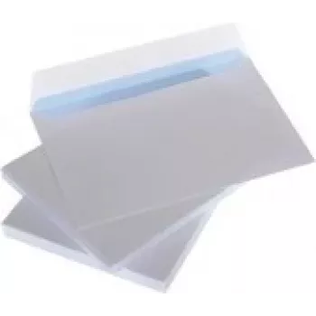 Obálky so samolepiacim pásikom C4 229x324mm, biela 90g, kartón 500 ks
