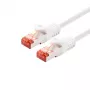 Sieťový kábel LOGON TCF66F070W 7 m Cat6a F/UTP (FTP) RJ-45 — biely