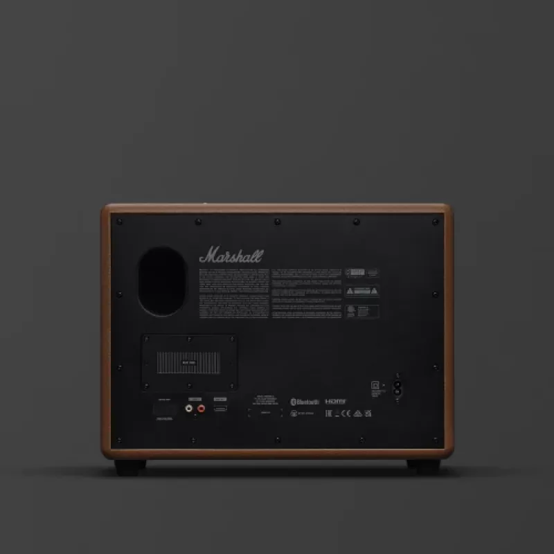 Bezdrôtový reproduktor MARSHALL Woburn III Brown — Multiroom, Bluetooth, Wi‑Fi, analógové vstupy