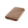WD My Passport WDBAGF0020BGD - SSD - šifrovaný - 2 TB - externý (prenosný) - USB 3.2 Gen 2 (USB-C konektor) - 256-bit AES - zlatá