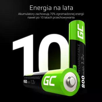 Green Cell GR08 domáca batéria nabíjateľná batéria AAA nikel-metalhydrid (NiMH)
