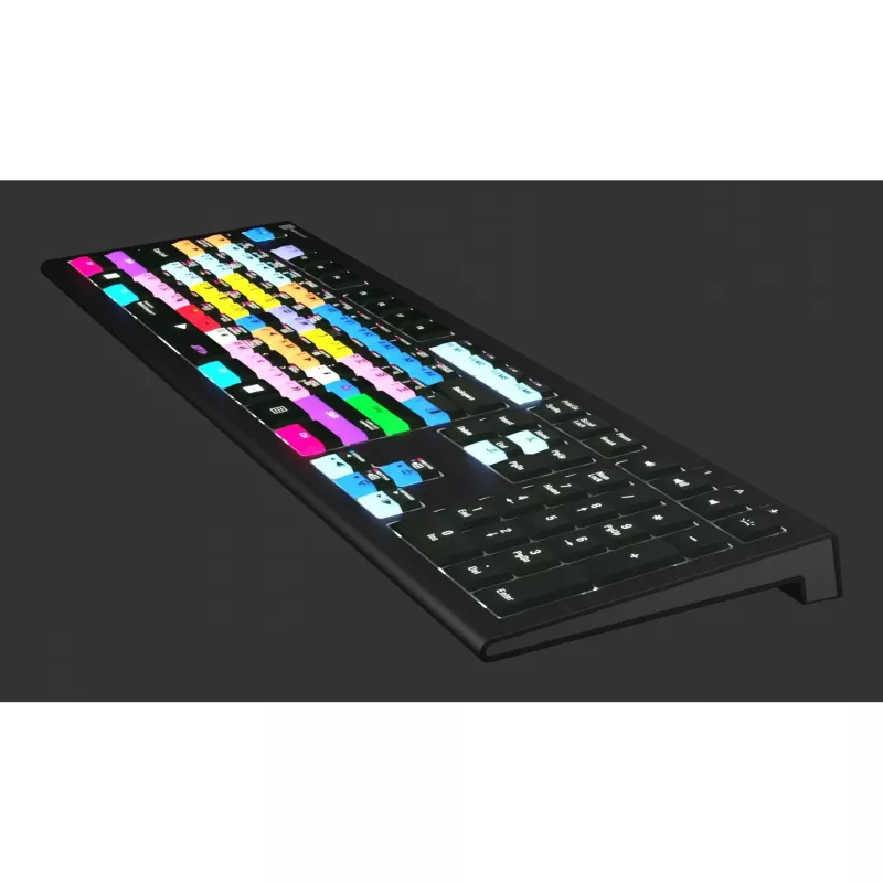 LogicKeyboard Astra 2 Pro Avid Media Composer podsvietená strihová klávesnica, UK, PC