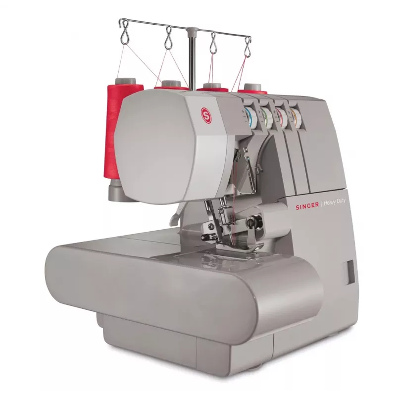Overlockový šijací stroj SINGER 14HD854 Heavy Duty elektrický 120 W sivý