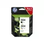 HP 304 balenie 2 ks čierna/trojfarebná originálne atramentové kazety